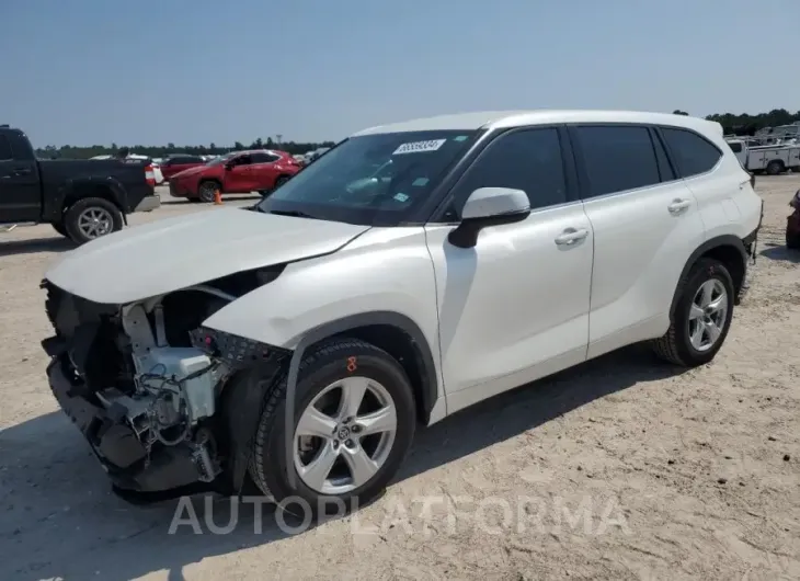 TOYOTA HIGHLANDER 2021 vin 5TDCZRAH8MS517867 from auto auction Copart