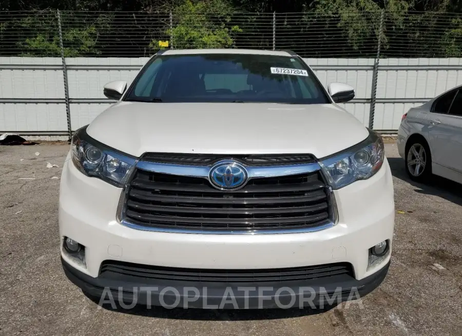 TOYOTA HIGHLANDER 2015 vin 5TDDCRFH0FS009636 from auto auction Copart