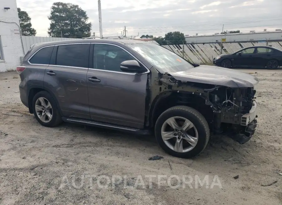 TOYOTA HIGHLANDER 2016 vin 5TDDKRFH0GS279681 from auto auction Copart