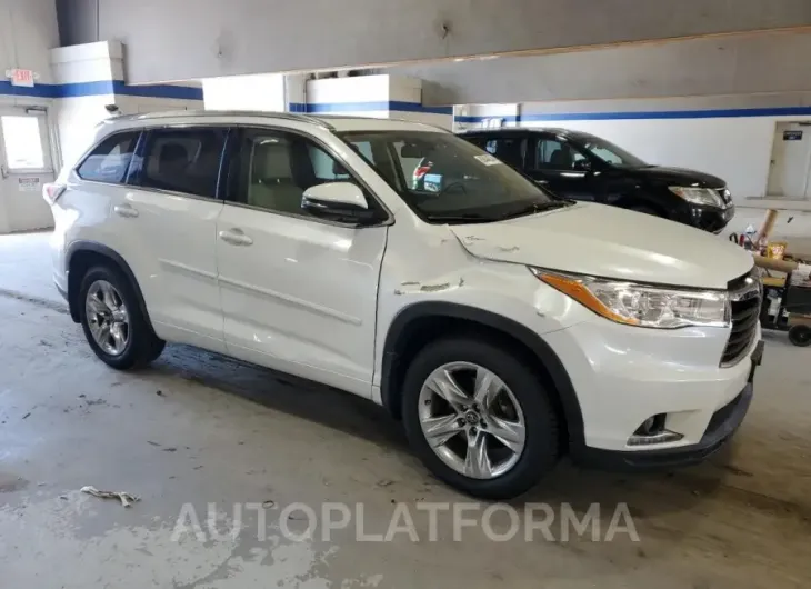 TOYOTA HIGHLANDER 2016 vin 5TDDKRFH1GS323557 from auto auction Copart