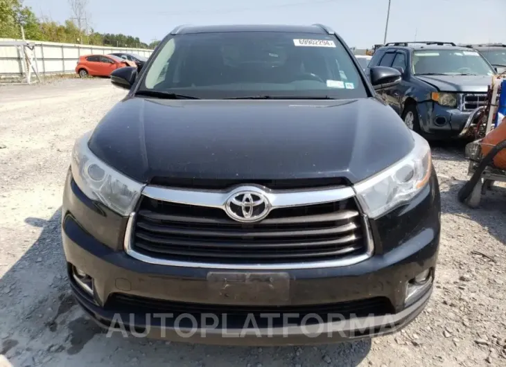 TOYOTA HIGHLANDER 2016 vin 5TDDKRFH6GS337664 from auto auction Copart