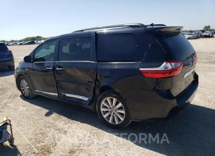 TOYOTA SIENNA XLE 2017 vin 5TDDZ3DC1HS175900 from auto auction Copart