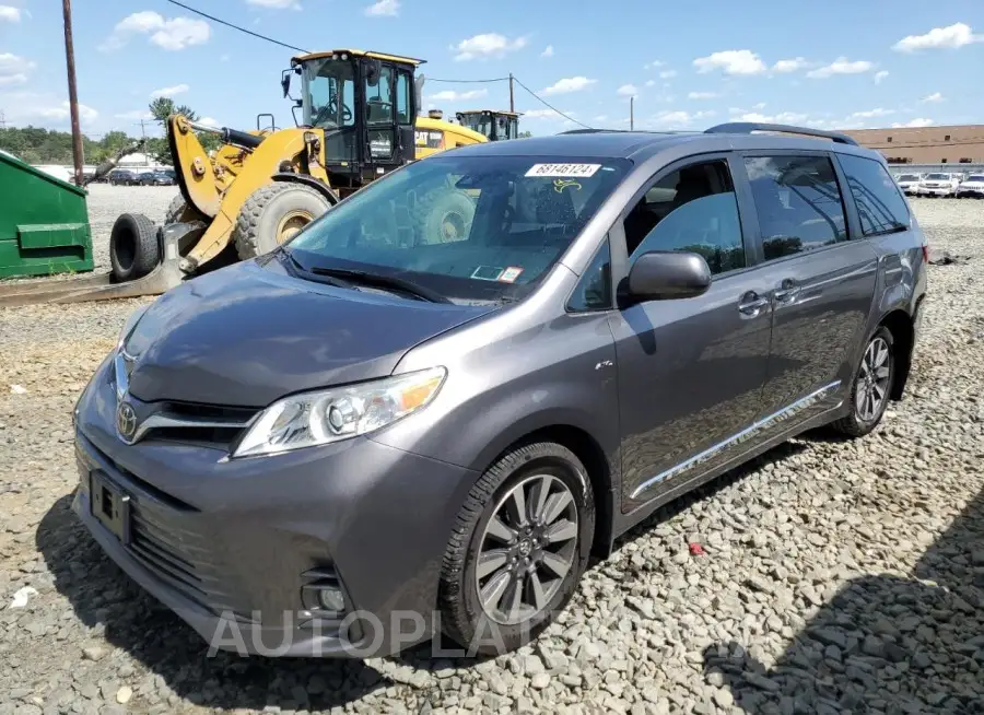 TOYOTA SIENNA XLE 2019 vin 5TDDZ3DC3KS227518 from auto auction Copart