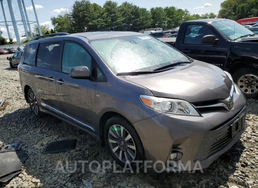 TOYOTA SIENNA XLE 2019 vin 5TDDZ3DC3KS227518 from auto auction Copart