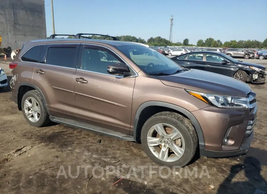 TOYOTA HIGHLANDER 2017 vin 5TDDZRFH1HS393122 from auto auction Copart