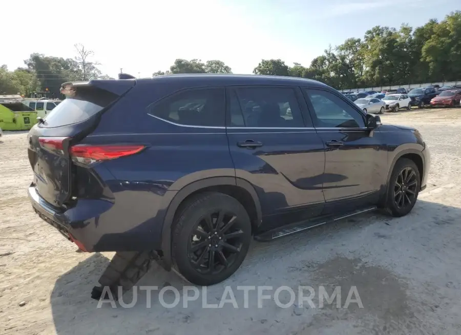 TOYOTA HIGHLANDER 2022 vin 5TDGZRAHXNS098875 from auto auction Copart