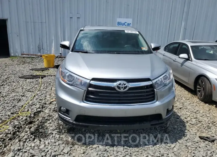 TOYOTA HIGHLANDER 2015 vin 5TDJKRFH1FS169319 from auto auction Copart