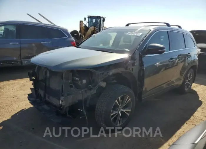 TOYOTA HIGHLANDER 2016 vin 5TDJKRFH3GS316449 from auto auction Copart