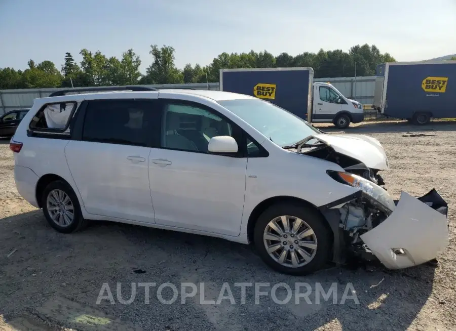 TOYOTA SIENNA LE 2017 vin 5TDJZ3DC7HS187679 from auto auction Copart