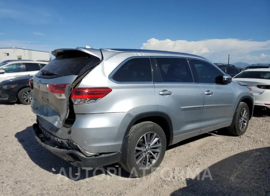 TOYOTA HIGHLANDER 2018 vin 5TDJZRFH0JS848048 from auto auction Copart