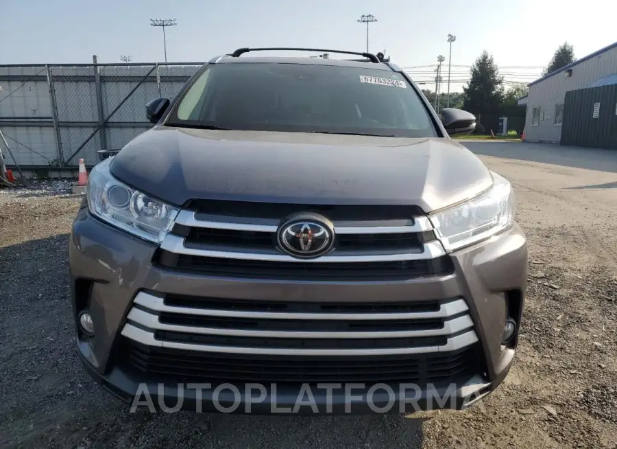 TOYOTA HIGHLANDER 2019 vin 5TDJZRFH0KS718532 from auto auction Copart