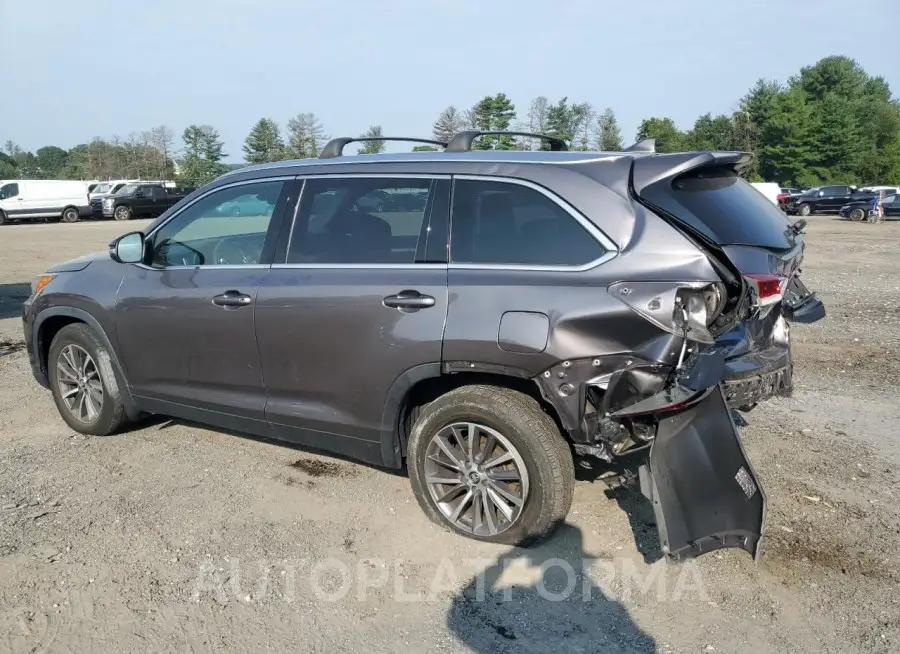 TOYOTA HIGHLANDER 2019 vin 5TDJZRFH0KS718532 from auto auction Copart