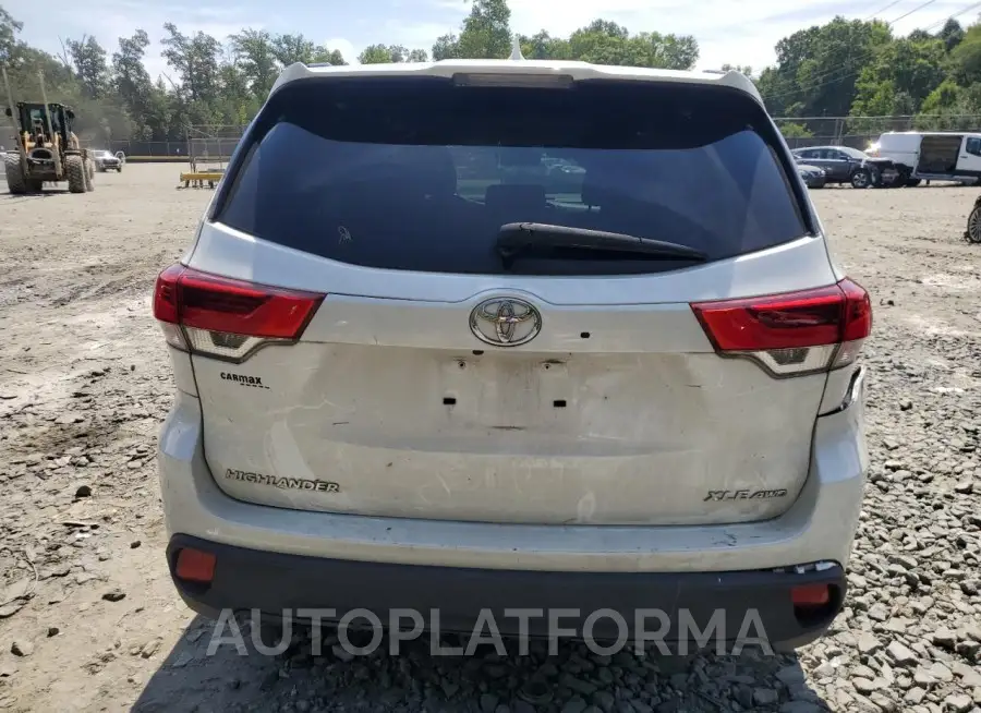 TOYOTA HIGHLANDER 2019 vin 5TDJZRFH3KS724616 from auto auction Copart