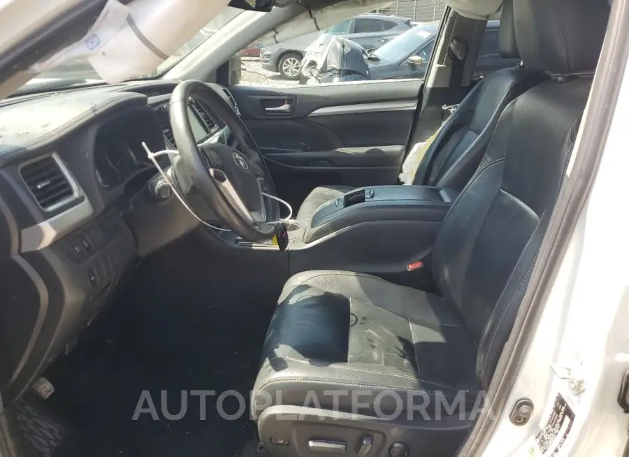 TOYOTA HIGHLANDER 2019 vin 5TDJZRFH3KS724616 from auto auction Copart