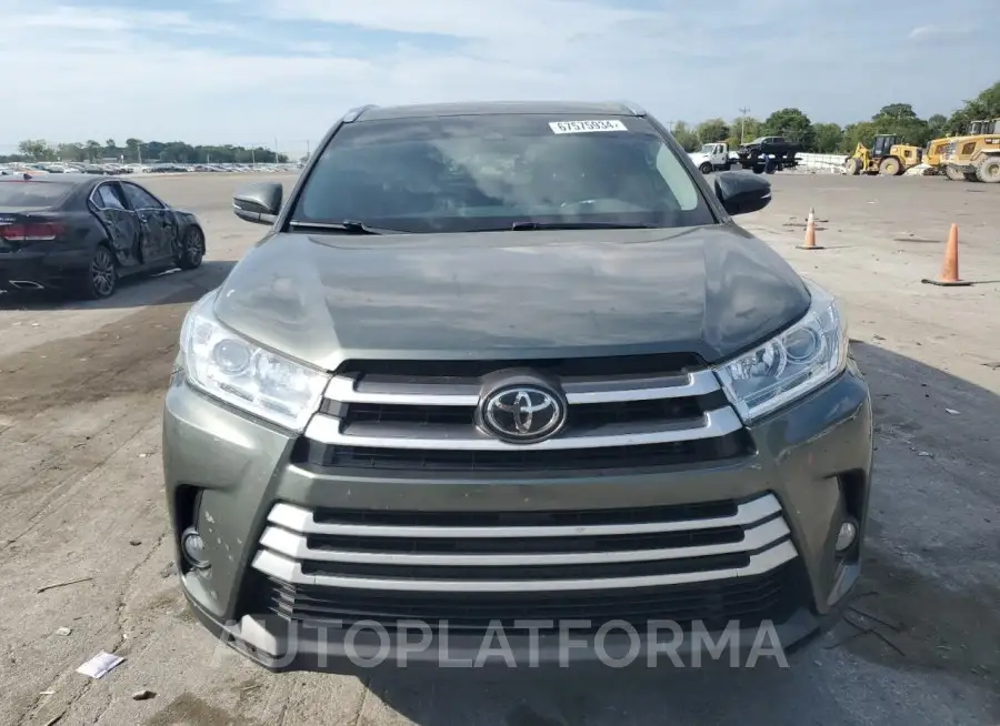 TOYOTA HIGHLANDER 2019 vin 5TDJZRFH5KS714654 from auto auction Copart