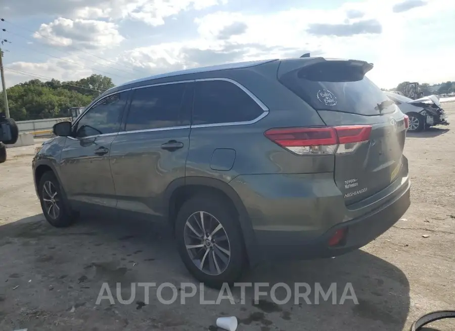 TOYOTA HIGHLANDER 2019 vin 5TDJZRFH5KS714654 from auto auction Copart