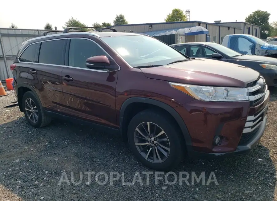 TOYOTA HIGHLANDER 2019 vin 5TDJZRFH6KS941707 from auto auction Copart