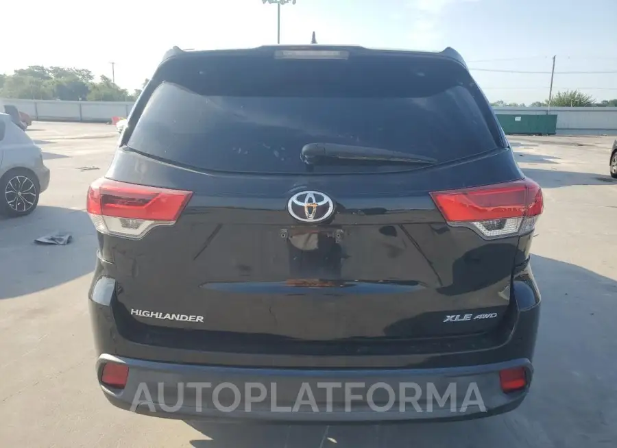 TOYOTA HIGHLANDER 2017 vin 5TDJZRFH7HS384797 from auto auction Copart