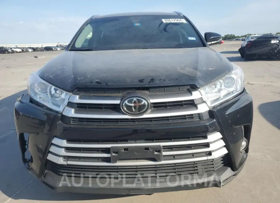 TOYOTA HIGHLANDER 2017 vin 5TDJZRFH7HS384797 from auto auction Copart