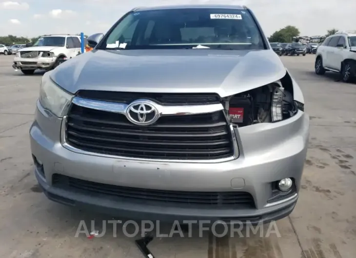 TOYOTA HIGHLANDER 2015 vin 5TDKKRFH3FS110504 from auto auction Copart