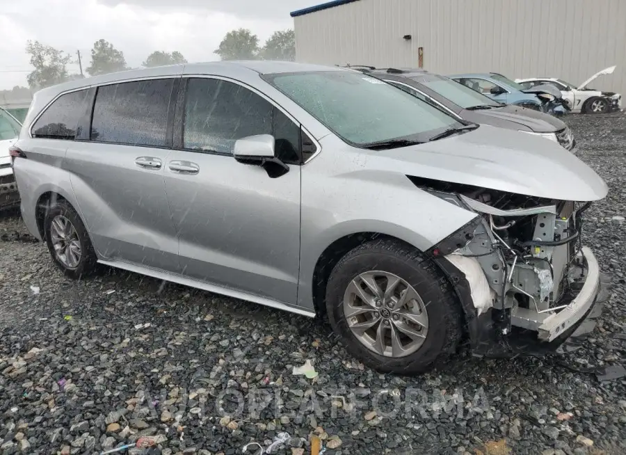 TOYOTA SIENNA LE 2022 vin 5TDKRKEC9NS091044 from auto auction Copart