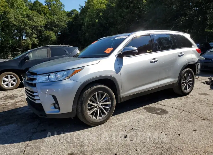 TOYOTA HIGHLANDER 2019 vin 5TDKZRFH7KS572781 from auto auction Copart