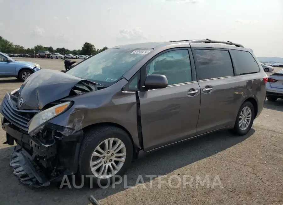 TOYOTA SIENNA XLE 2015 vin 5TDYK3DC9FS555456 from auto auction Copart