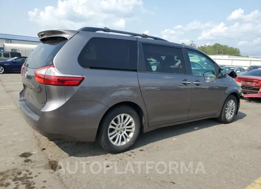 TOYOTA SIENNA XLE 2015 vin 5TDYK3DC9FS555456 from auto auction Copart