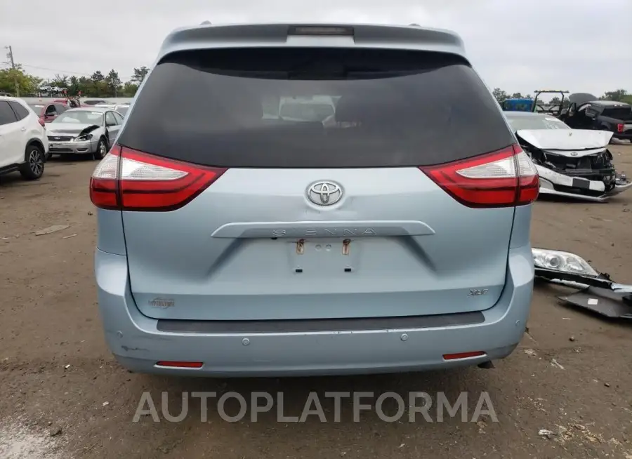 TOYOTA SIENNA XLE 2015 vin 5TDYK3DCXFS560942 from auto auction Copart