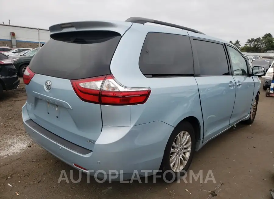 TOYOTA SIENNA XLE 2015 vin 5TDYK3DCXFS560942 from auto auction Copart