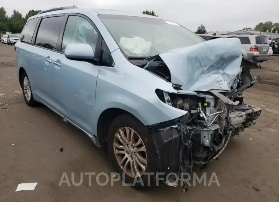 TOYOTA SIENNA XLE 2015 vin 5TDYK3DCXFS560942 from auto auction Copart