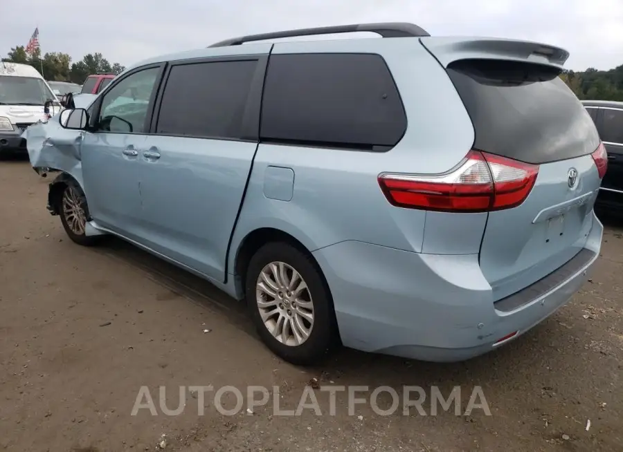 TOYOTA SIENNA XLE 2015 vin 5TDYK3DCXFS560942 from auto auction Copart