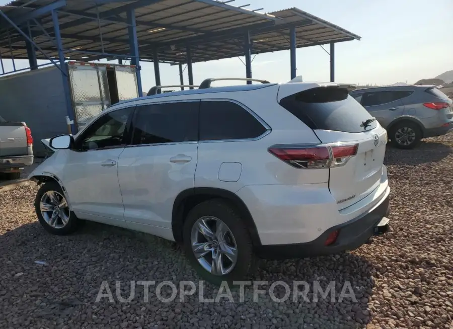 TOYOTA HIGHLANDER 2016 vin 5TDYKRFH8GS162593 from auto auction Copart