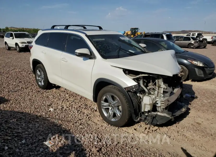 TOYOTA HIGHLANDER 2016 vin 5TDYKRFH8GS162593 from auto auction Copart