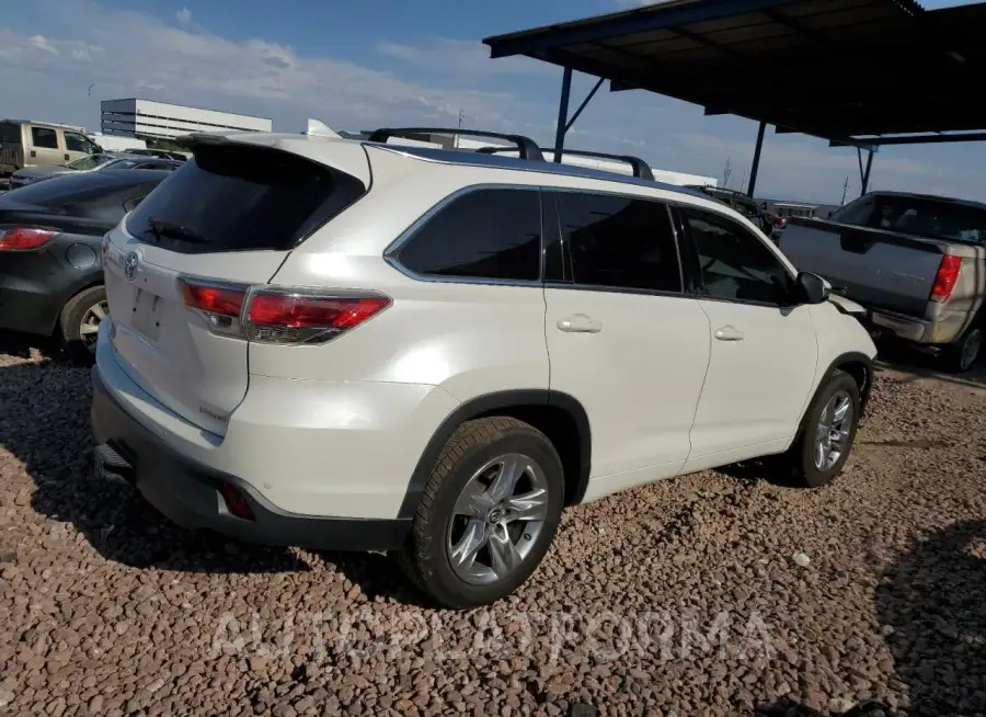 TOYOTA HIGHLANDER 2016 vin 5TDYKRFH8GS162593 from auto auction Copart