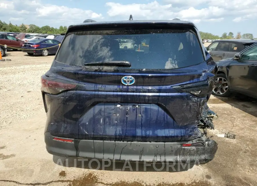 TOYOTA SIENNA XLE 2024 vin 5TDYRKEC0RS189489 from auto auction Copart