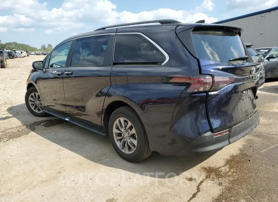 TOYOTA SIENNA XLE 2024 vin 5TDYRKEC0RS189489 from auto auction Copart