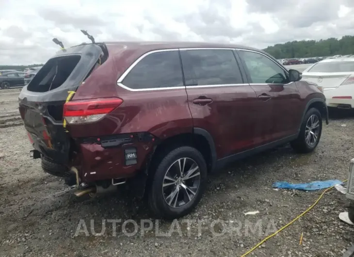 TOYOTA HIGHLANDER 2019 vin 5TDZARFH5KS042489 from auto auction Copart