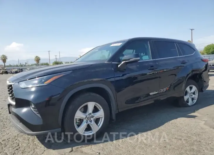 TOYOTA HIGHLANDER 2021 vin 5TDZZRAH0MS076522 from auto auction Copart