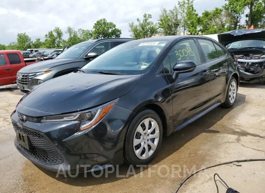 TOYOTA COROLLA LE 2022 vin JTDEPMAE2NJ218977 from auto auction Copart