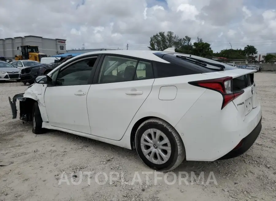 TOYOTA PRIUS SPEC 2021 vin JTDKAMFU3M3150342 from auto auction Copart