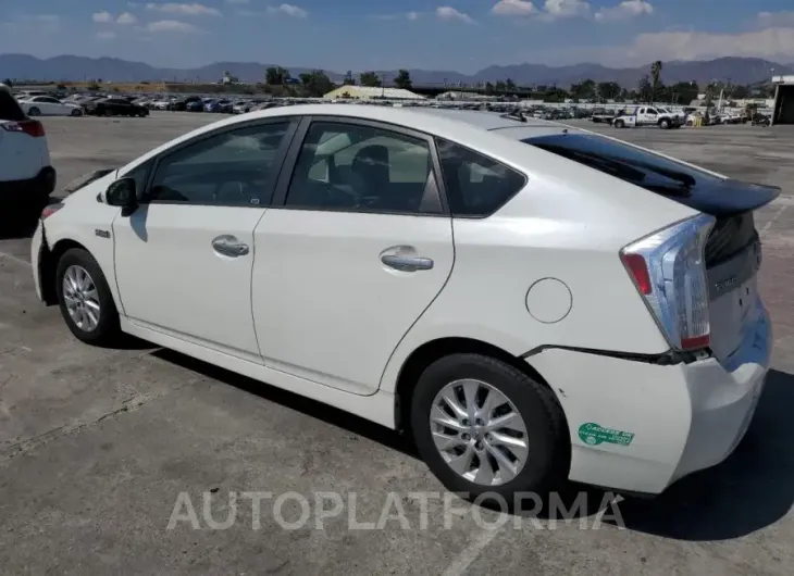 TOYOTA PRIUS PLUG 2015 vin JTDKN3DP2F3075244 from auto auction Copart