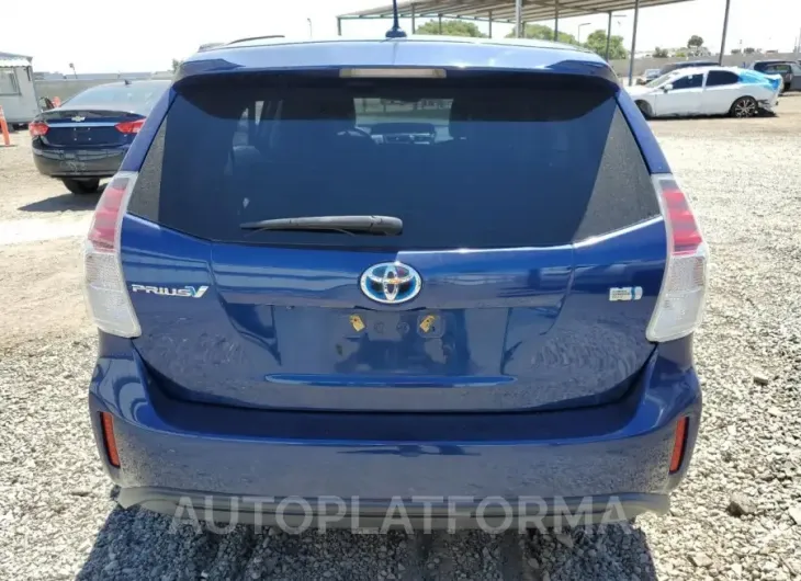 TOYOTA PRIUS V 2015 vin JTDZN3EU8FJ017606 from auto auction Copart