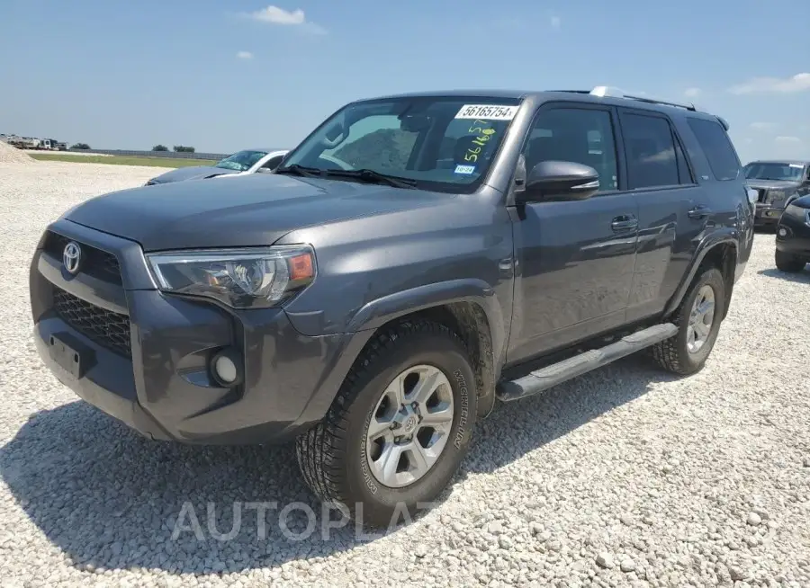 TOYOTA 4RUNNER SR 2017 vin JTEZU5JR0H5163456 from auto auction Copart