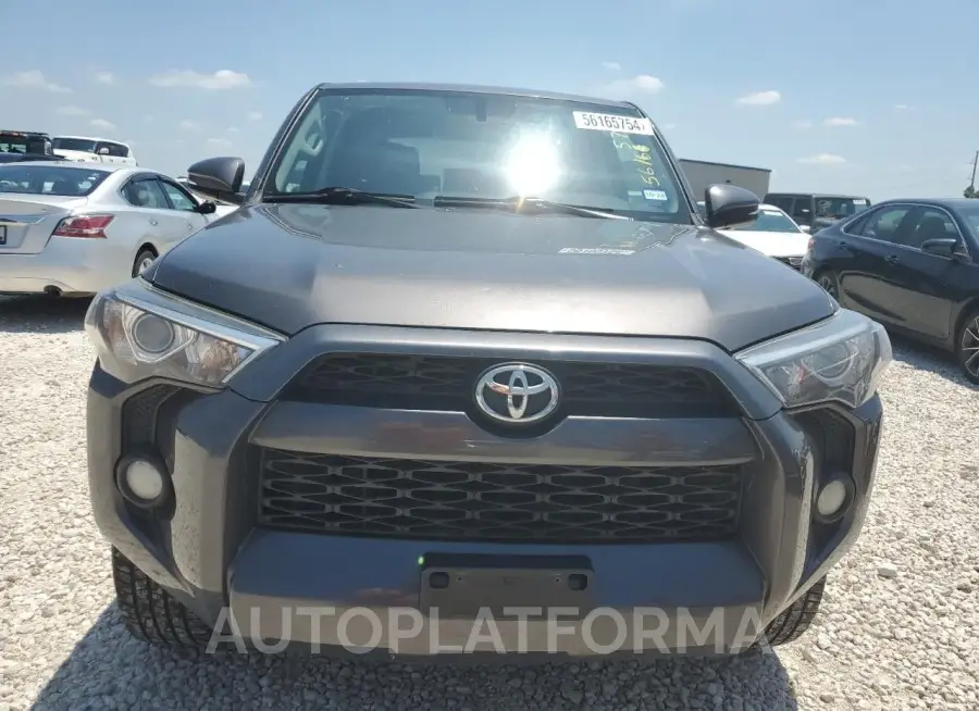 TOYOTA 4RUNNER SR 2017 vin JTEZU5JR0H5163456 from auto auction Copart