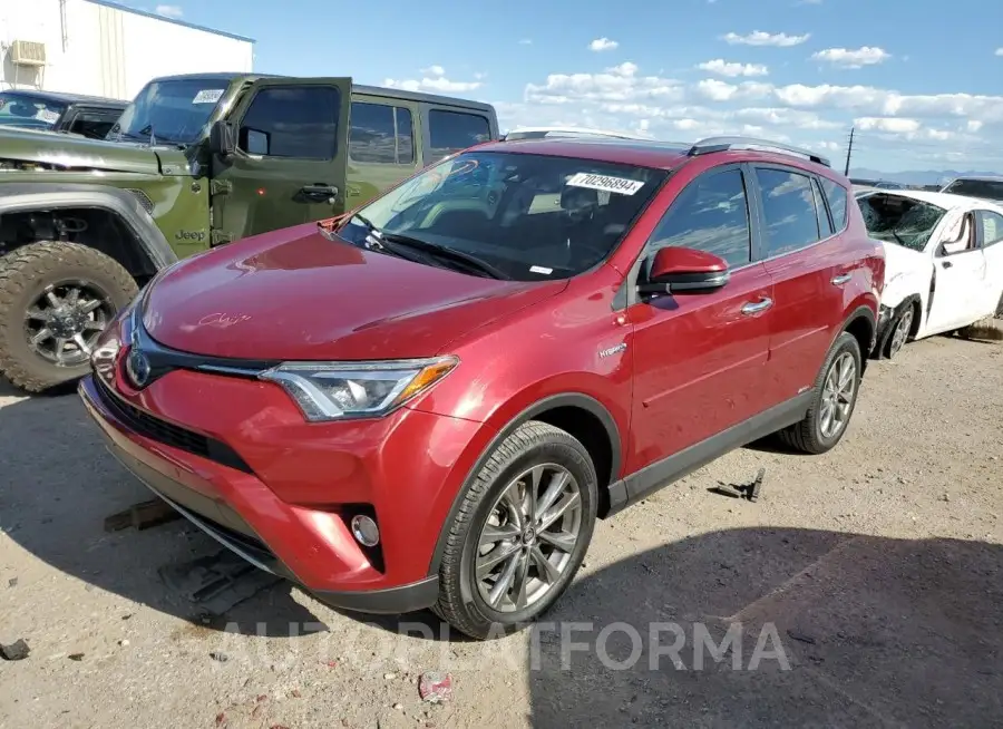 TOYOTA RAV4 HV LI 2018 vin JTMDJREV8JD232380 from auto auction Copart