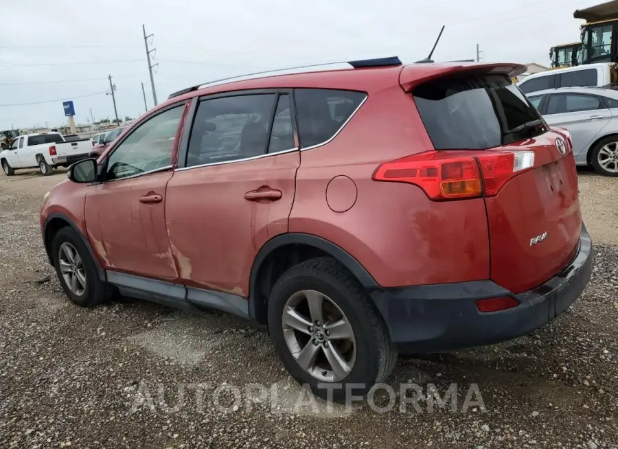 TOYOTA RAV4 XLE 2015 vin JTMRFREV2FD159036 from auto auction Copart