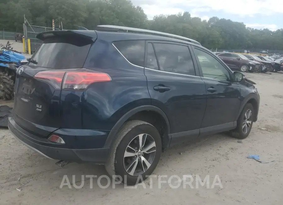 TOYOTA RAV4 XLE 2017 vin JTMRFREV3HJ107080 from auto auction Copart