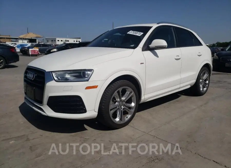 AUDI Q3 PREMIUM 2018 vin WA1BCCFS4JR022553 from auto auction Copart