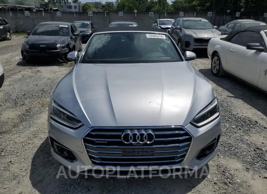 AUDI A5 PRESTIG 2018 vin WAU2NGF55JN012720 from auto auction Copart